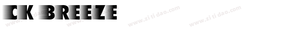 CK Breeze字体转换